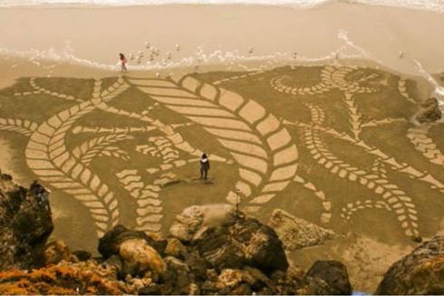 Art Painted Sand