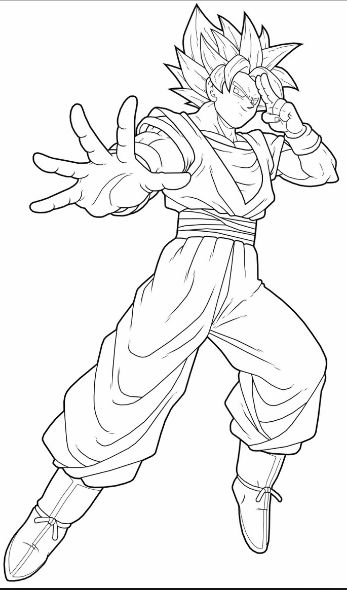drawing easy goku and friends