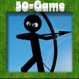 Stickman bow shooting : Bow and arrow