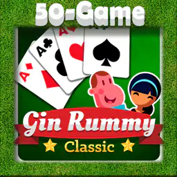 Nemokamas kortų žaidimas „Gin Rummy“