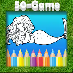 Igre za barvanje morske deklice