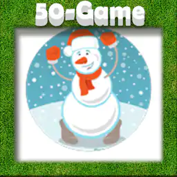 لعبة تلبيس رجل الثلج لعيد الميلاد 