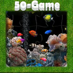 水中ジグソーパズルゲーム
