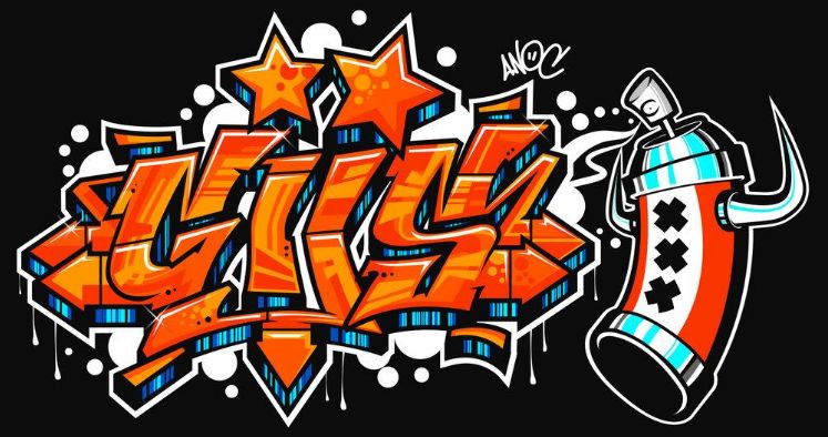 New Design Costum Graffiti Name