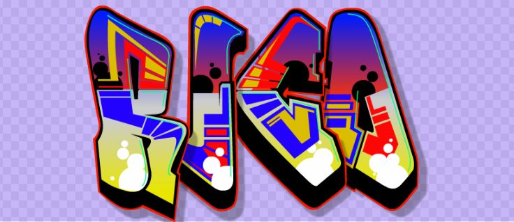 New Design Costum Graffiti Name