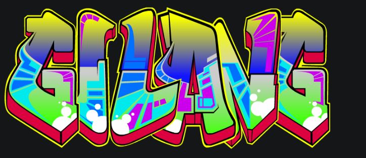 New Design Costum Graffiti Name