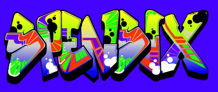 New Design Costum Graffiti Name