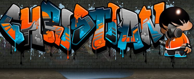 New Design Costum Graffiti Name