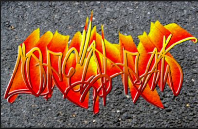 New Design Costum Graffiti Name