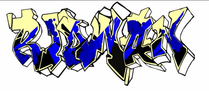 New Design Costum Graffiti Name