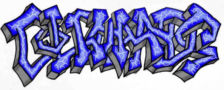 New Design Costum Graffiti Name