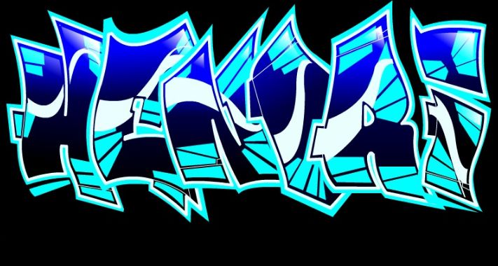 New Design Costum Graffiti Name