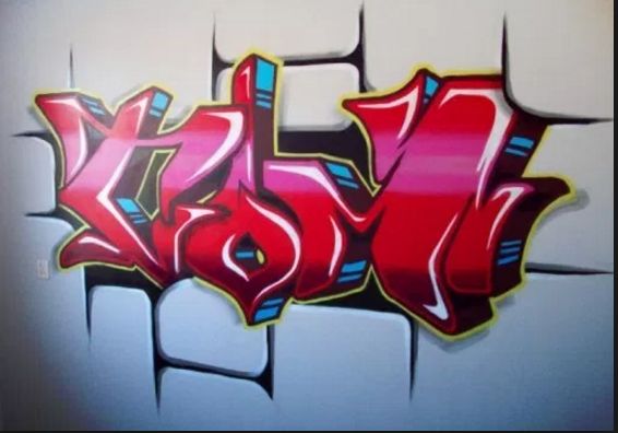 New Design Costum Graffiti Name