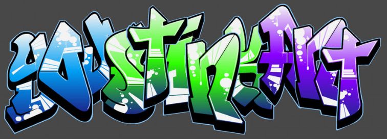 New Design Costum Graffiti Name