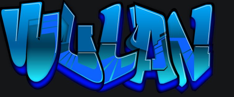 New Design Costum Graffiti Name