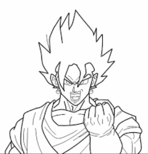 drawing easy goku and friends