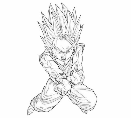 drawing easy goku and friends