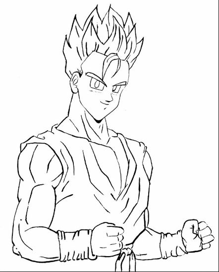 drawing easy goku and friends