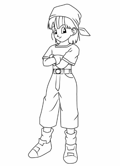 drawing easy goku and friends