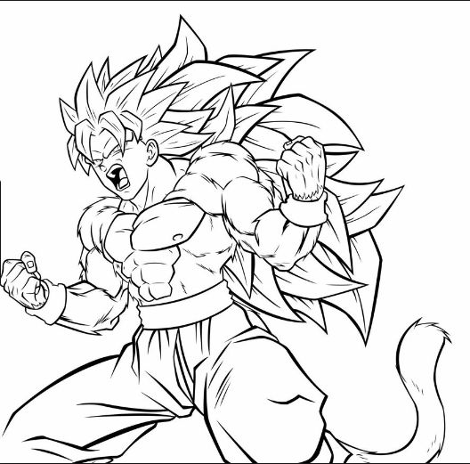 drawing easy goku and friends