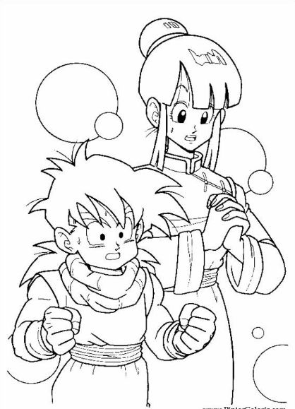 drawing easy goku and friends