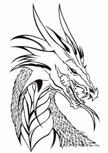 new drawing easy dragon fire
