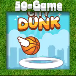 City Dunk - لعبة كرة السلة Flappy 