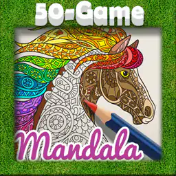 Carte de colorat Mandala gratuită - Aplicație de desen pentru copii