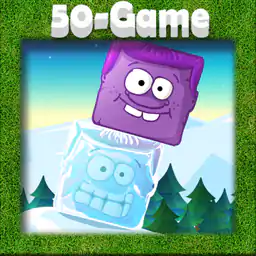 Icy Purple Head - cool physics slide block