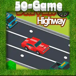 Blocky Driver Highway : Traffic Racer Game 